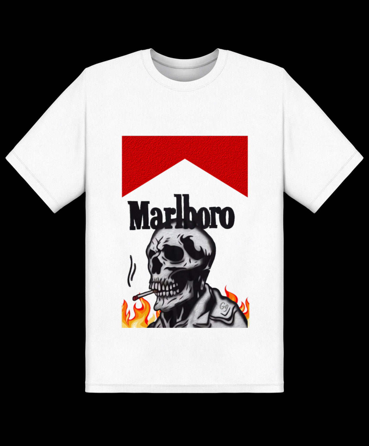 Marlboro Smoking Skull